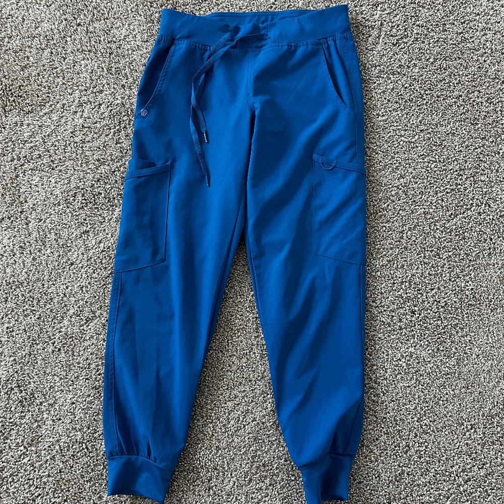 zavaté® studio 3060Р Royal Blue Scrub Joggers PETITE XXSP